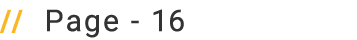 // Page 16 